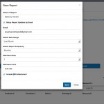 EDD Enhanced Sales Reports Pro Plugin Saving a Report