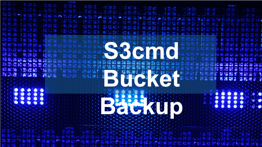 S3 Bucket Backup Script